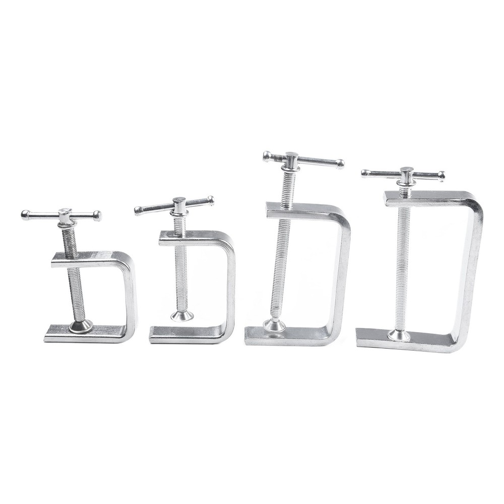 Woodworking C Clamp G Clamp for Wood Plastic 2-Piece Set