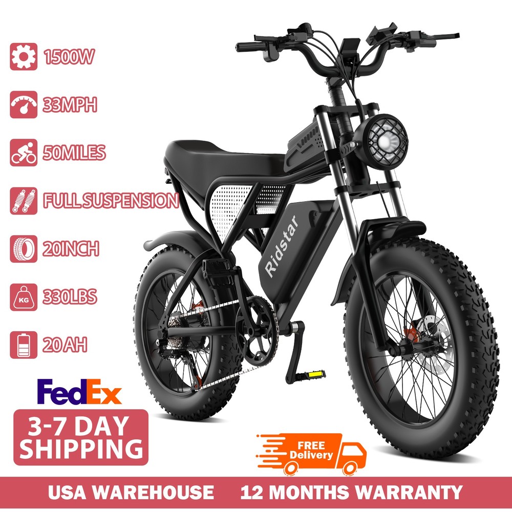 1500W 48V 20Ah 20 Electric Dirt Bike for College Students US Stock