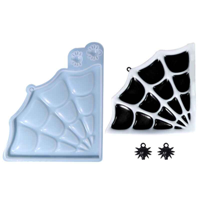 3D Spider Web Silicone Mould for Epoxy Resin Wall Decor