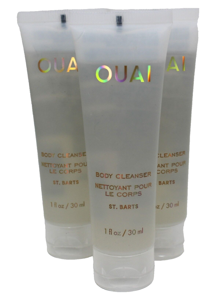 Ouai Body Cleanser Lot of 3 Brand New 1 oz each Mini Travel Size