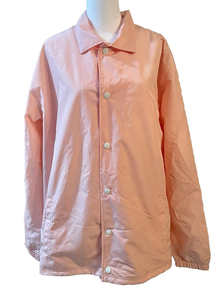 New Balance Wind Braker Jacket Performance Big Logo Outdoor Logo Pink Women’s XL