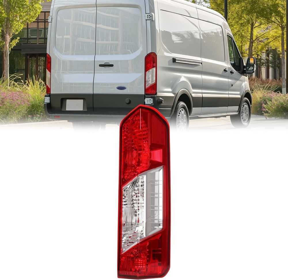 HECASA RH Tail Light Assembly Compatible with 2015-2024 Ford Transit 150 250 ...