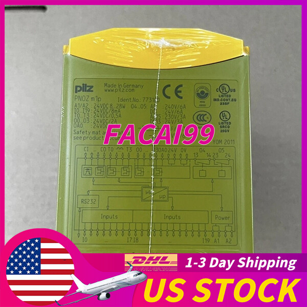 1PC New Sealed PILZ 773100 PNOZ M1P Safety Relay Module Free Shipping 773100