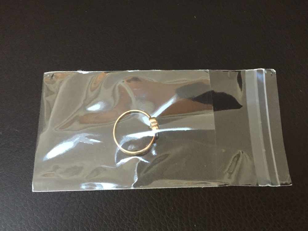 100 Plastic Seal Bags Self Adhesive Clear Candy Gift Jewelry Packing Bags