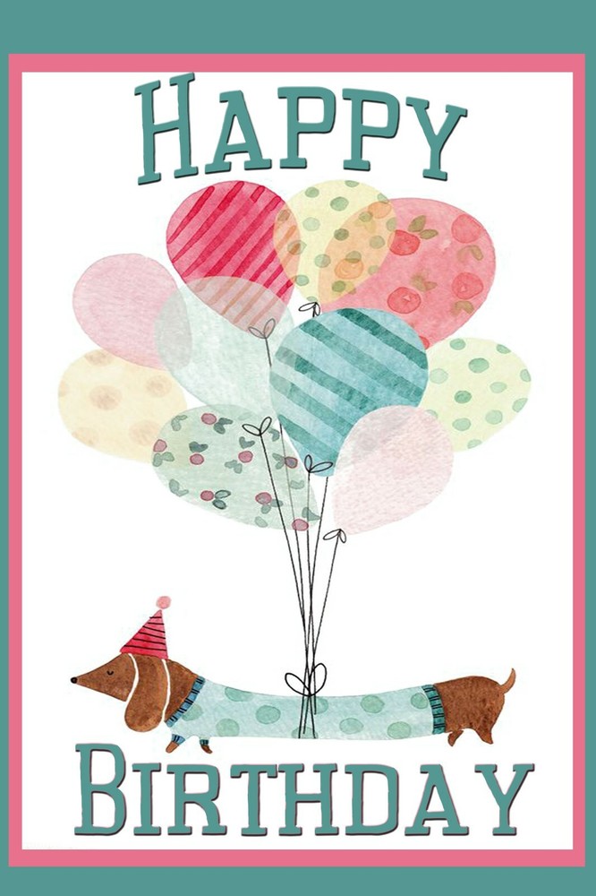 Happy Birthday Winnie Dog  Garden Flag ~   Quality    Double Sided