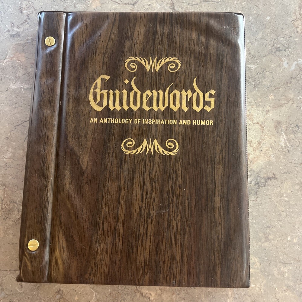 Inspirational and Humorous Guidewords Anthology by Miriam C Hunter