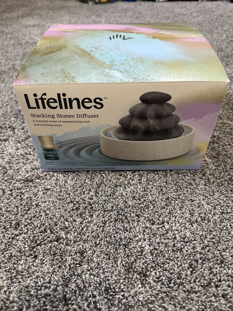 Stacking Stones Aromatherapy Diffuser - Calming Sensory Oasis with Mesmerizin...