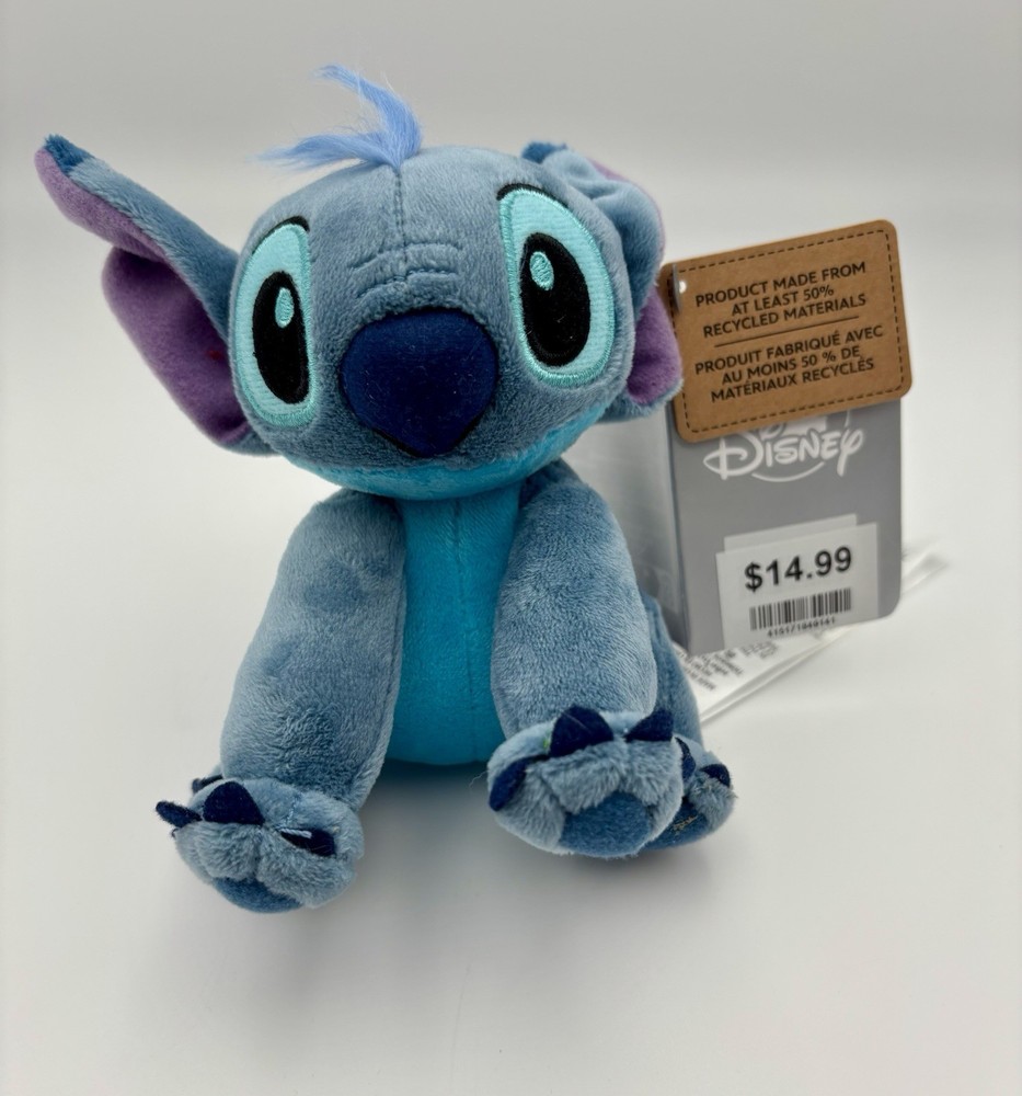 Disney Store Lilo & Stitch Soft Plush New With Tags 6” Recycled Materials