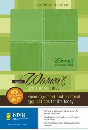 Women's Devotional Bible in Leather Bound by Zondervan - Inspirational & Elegant