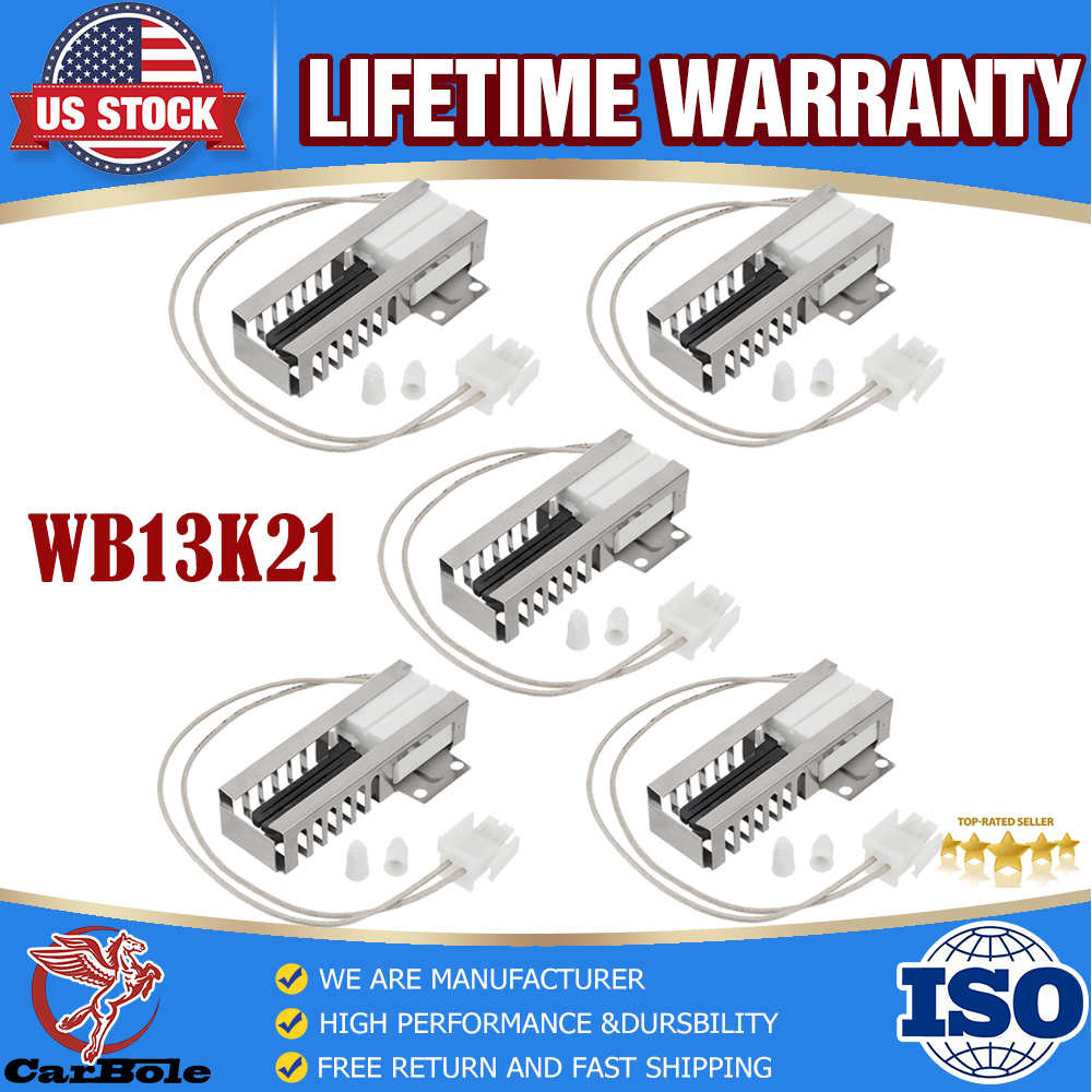 5PCS Oven Igniter Replacement for G-E Samsung Hotpoint Kenmore Gas Range WB13K21