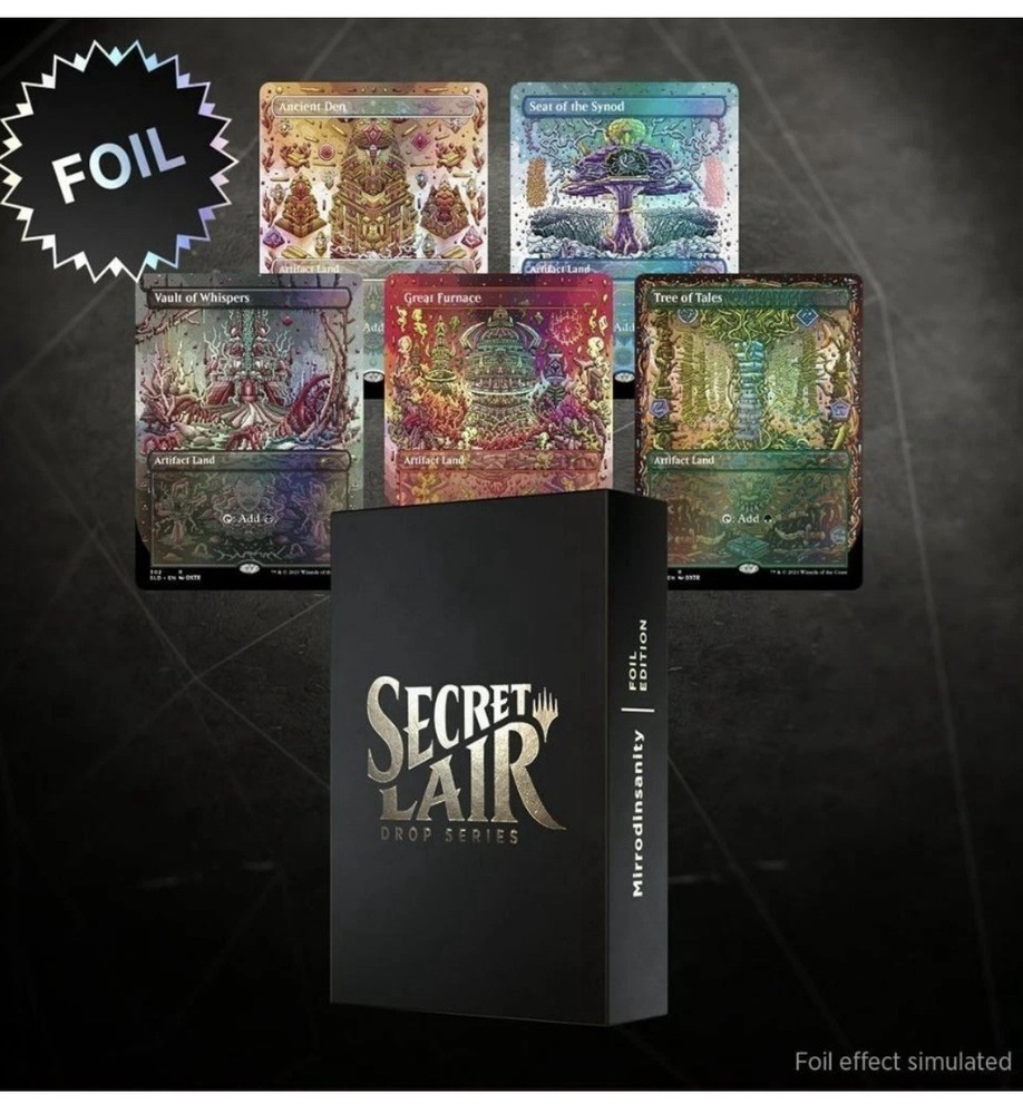 MTG Secret Lair Drop Mirrodinsanity FOIL Edition New SEALED