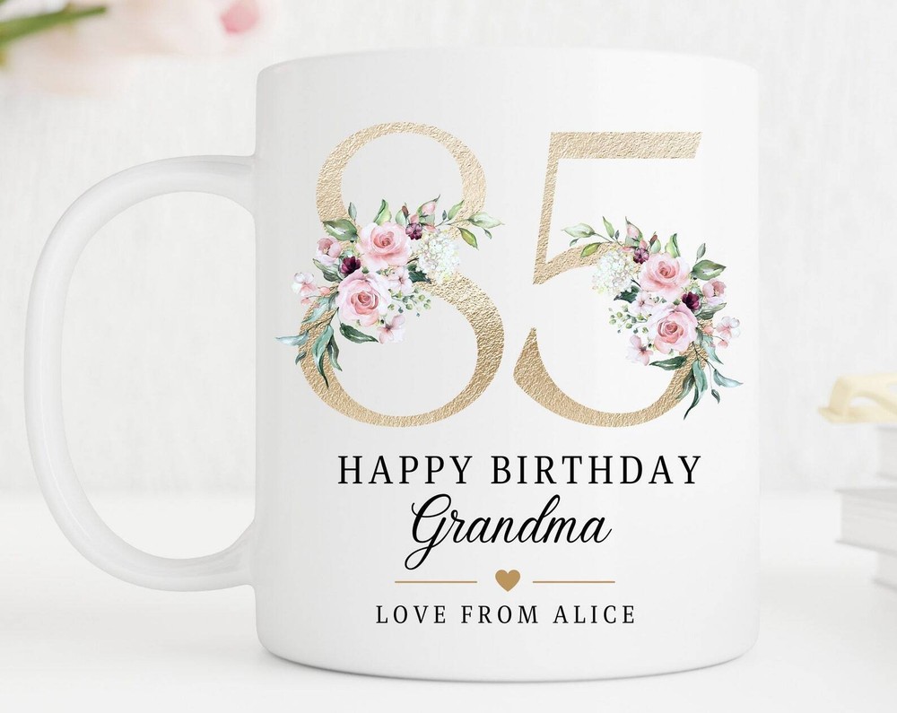 Personalized 85th Birthday Mug Personalized Age Mug Best Friend Gift