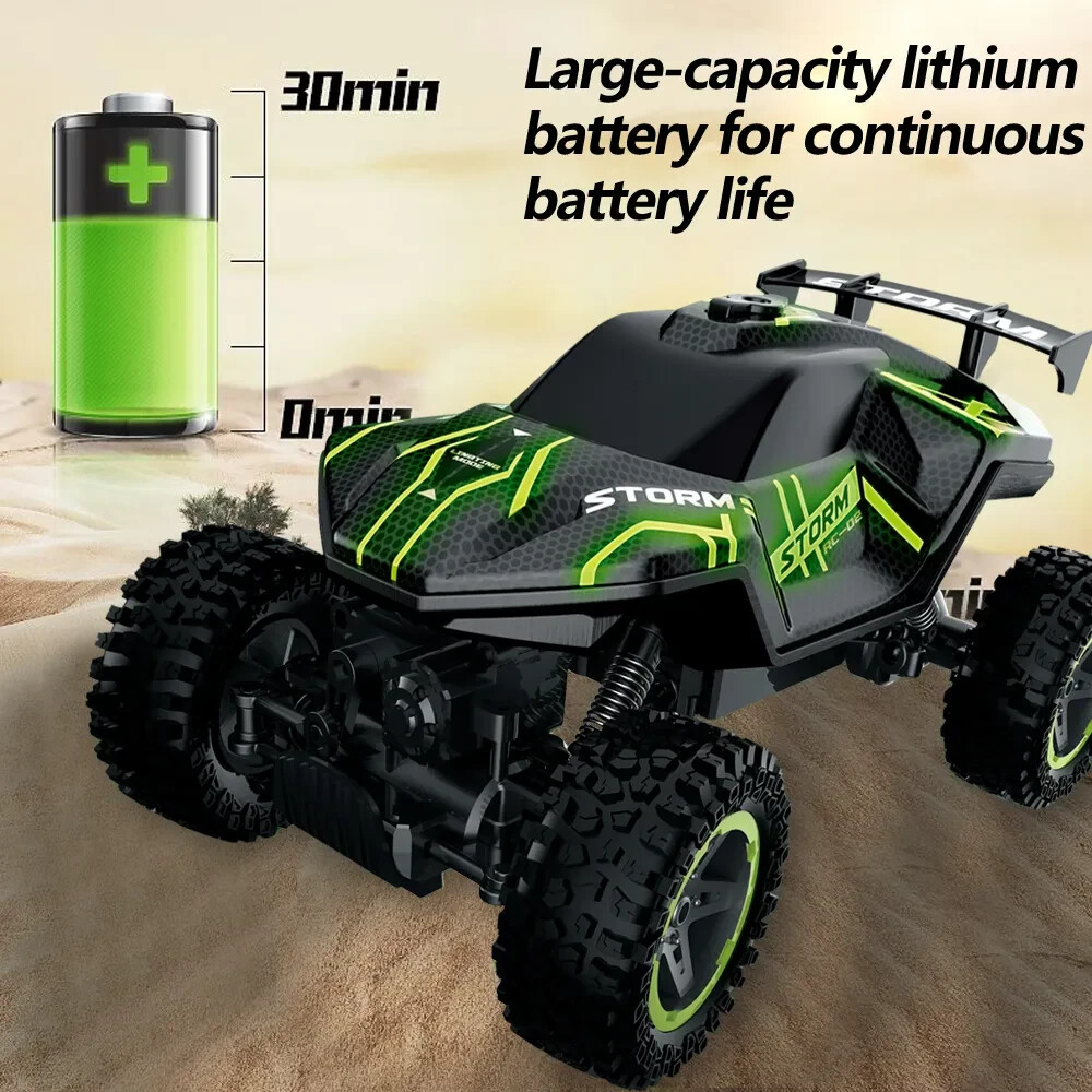 Remote Control Car 1:16 scale Kids RC Car All Terrain 4WD Off-Road RC Truck 2.4G