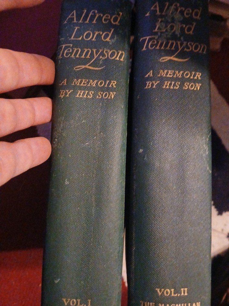 1897 2vol Alfred Lord Tennyson: A Memoir by His Son Illustrated