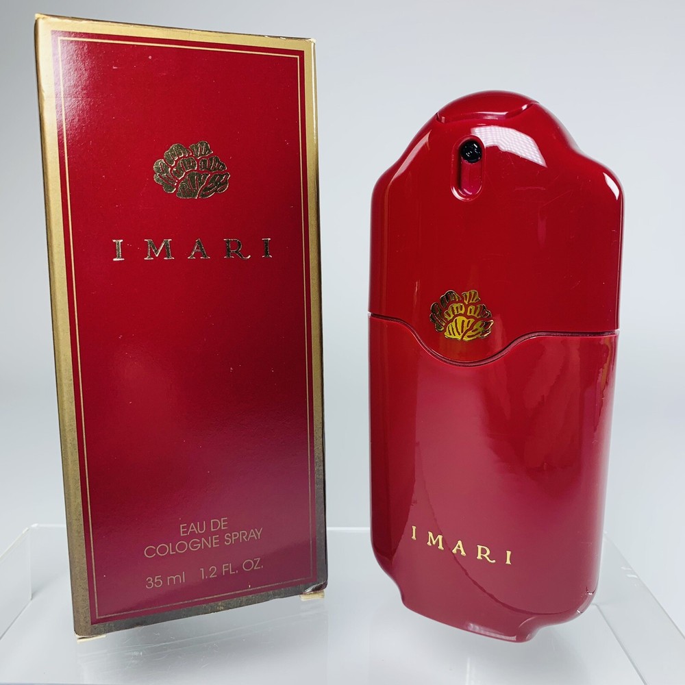 Avon Imari Original Red Bottle Perfume Cologne Spray 1.2 oz New