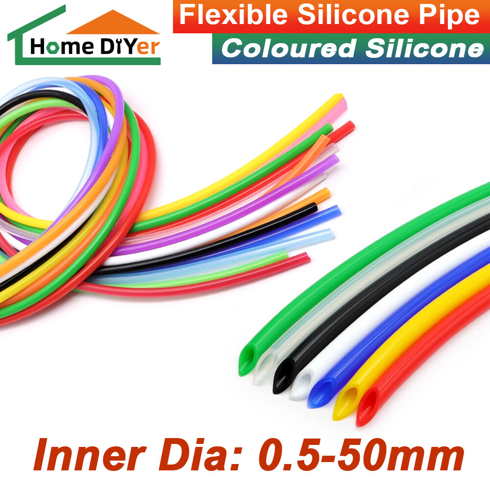 Color Silicone Tube Food Grade Flexible Tubing Hose Rubber Soft Pipe ID 0.5-50mm