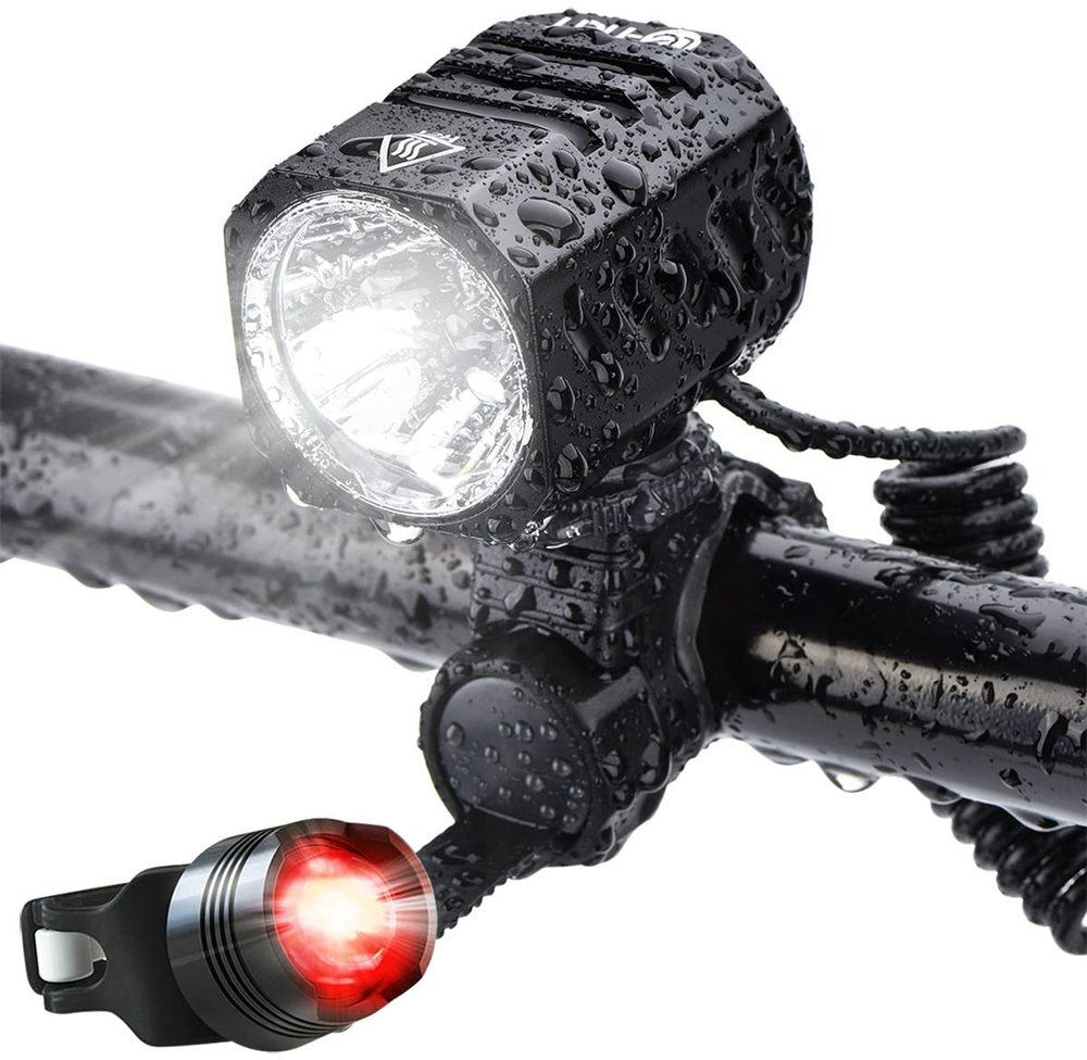 Super Bright Bike Light USB Rechargeable,  1200 Lumens Waterproof Road/Mountain
