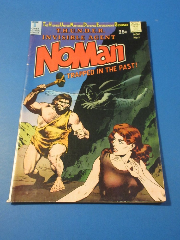 NoMan #1 Silver age 1966 Fine+ Beauty Tower Comics Wow