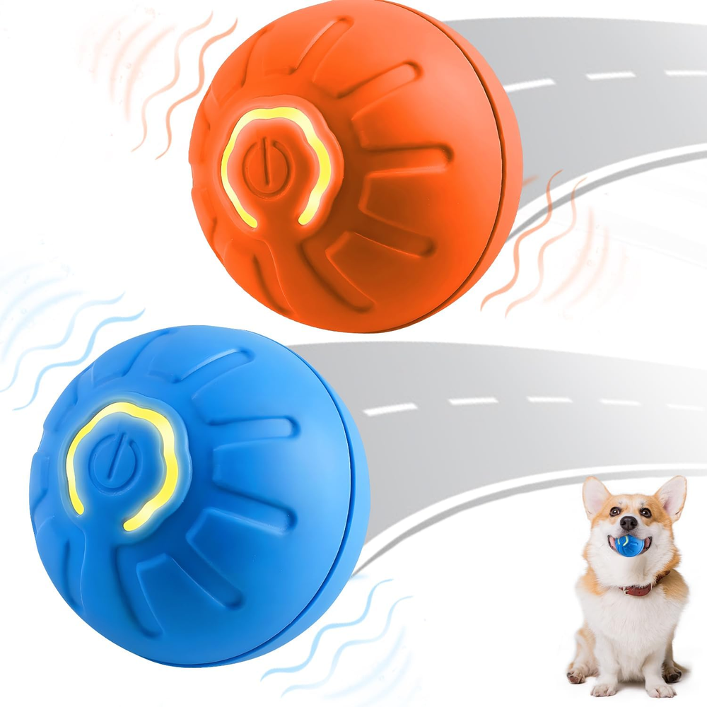 2 Pcs Shaky Ball Toy for Dogs 2025 New Shaky Dog Ball Upgrad Interactive Dog USB