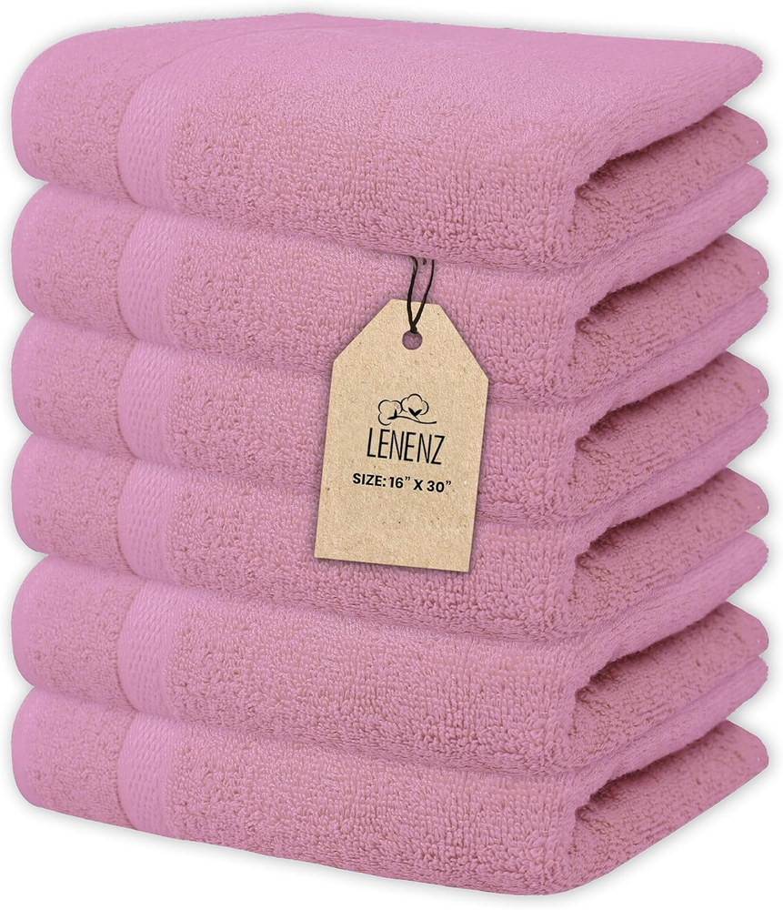 Premium 4-Pack Absorbent Cotton Hand Towels for Bathroom & Kitchen