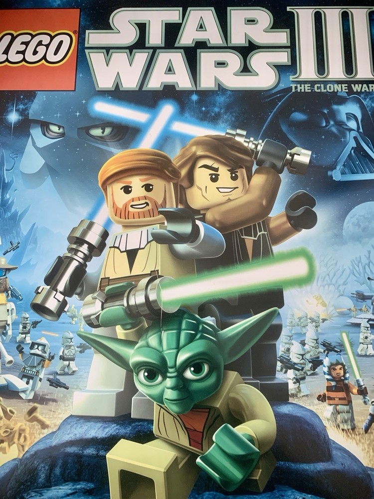 LEGO Star Wars III The Clone Wars Game with Official Framed Vinyl Poster