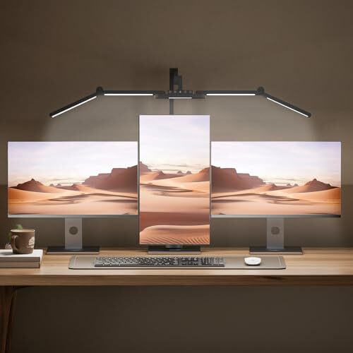 Ultra Bright Architect Desk Lamp with Clamp,Transformable Black-LED Desk Lamp