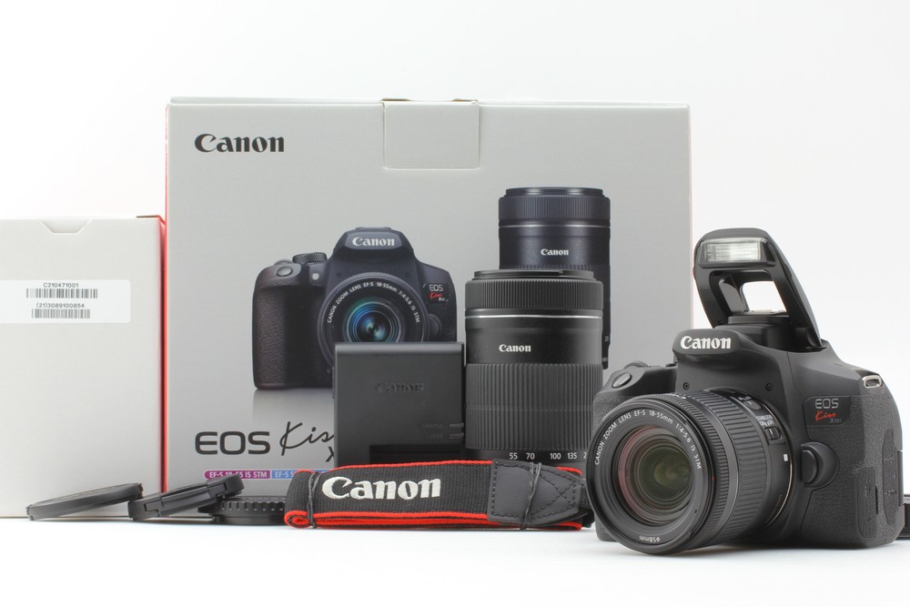 [Near MINT]  Canon EOS Rebel T8i / EOS 850D w/ Double Zoom Kit From JAPAN