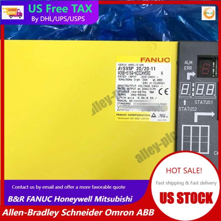 1PC FANUC A06B-6164-H202#H580 Servo Drive A06B6164H202#H580 Expedited Shipping