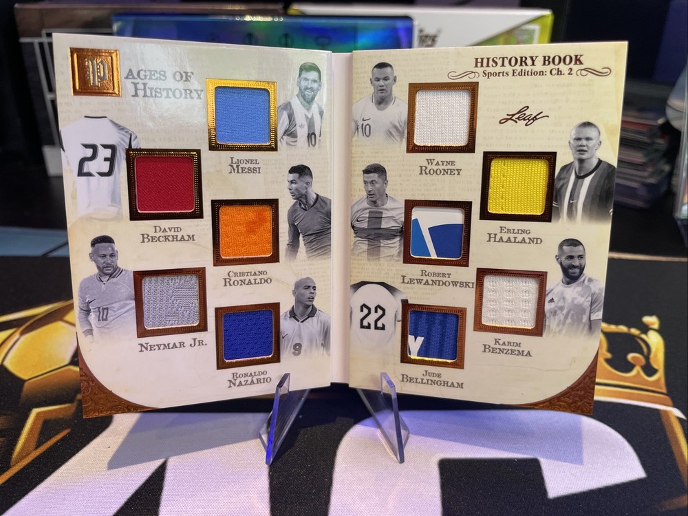 2025 Leaf History Book Sport Edition Chapter 2 booklet With 11 world-class stars