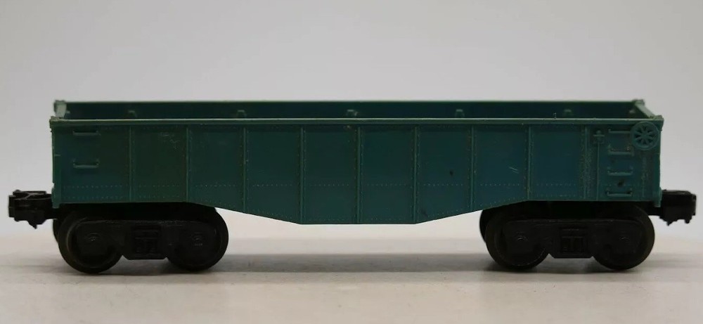 Vintage O Scale Lionel MPC Blue Weathered Gondola Freight Car 1:48