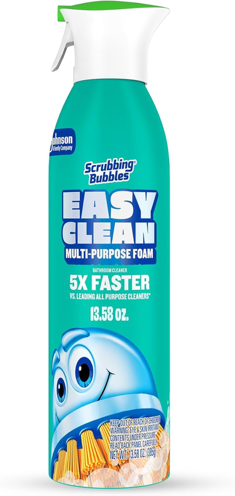Scrubbing Bubbles Easy Clean Multi-Purpose Cleaner, Continuous Spray Can, 13.58