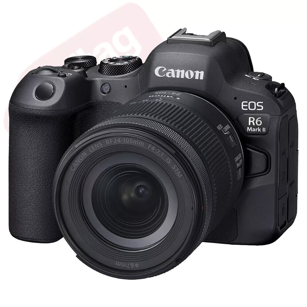 Canon EOS R6 Mark II Mirrorless Digital Camera & RF 24-105mm f/4-7.1 IS STM Lens