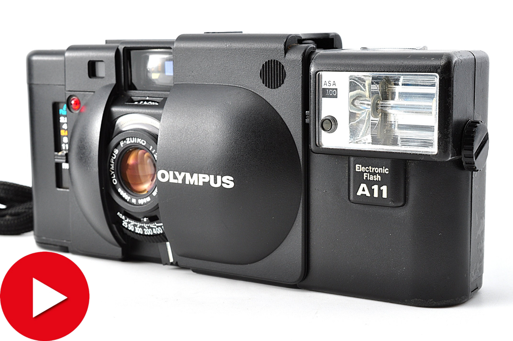 Olympus XA 35mm Rangefinder Film Camera A11 Flash Sale!! JAPAN [Very Good] #227-image