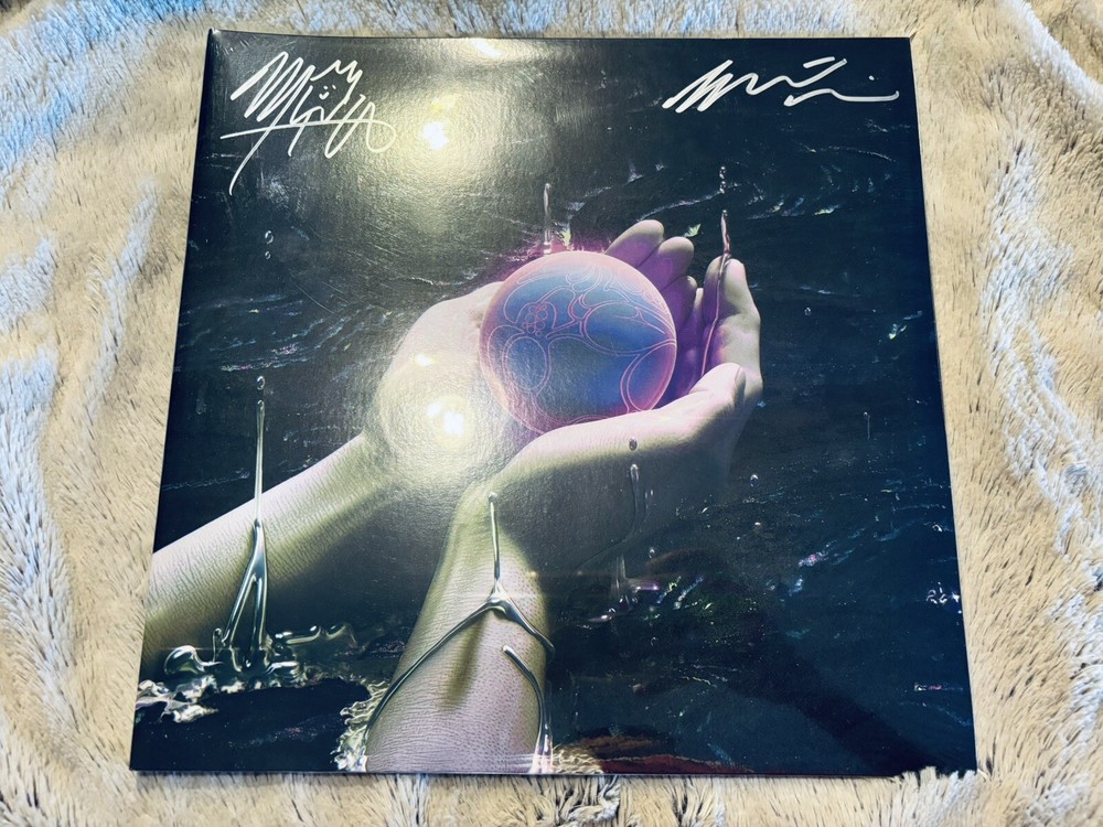 AUTOGRAPHED SIGNED Magdalena Bay Mercurial World Deluxe Mercury Color Vinyl LP