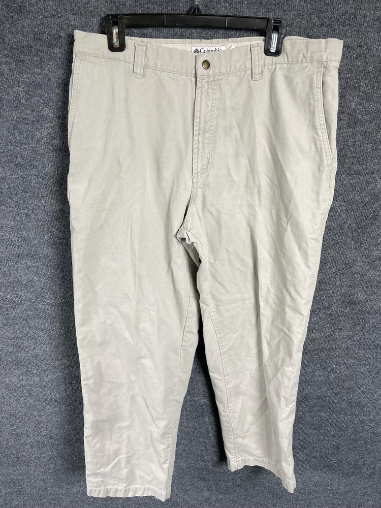 Columbia Men's Straight Leg Outdoor Pants Beige