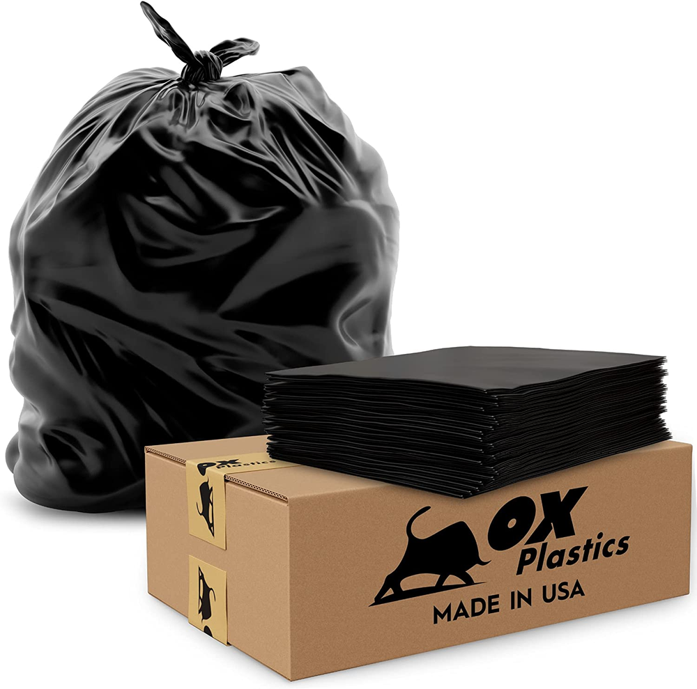 39 Gallon Trash Bags - 100 Trash Can Liners Bags & 1.5Mil Thick Extra Heavy Duty