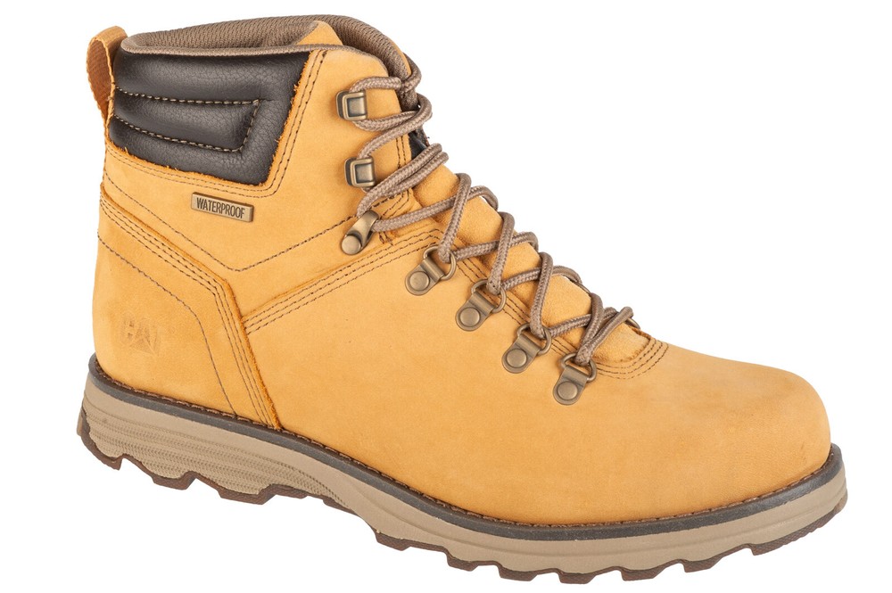 Men's Caterpillar Sire WP Yellow Hiking Boots