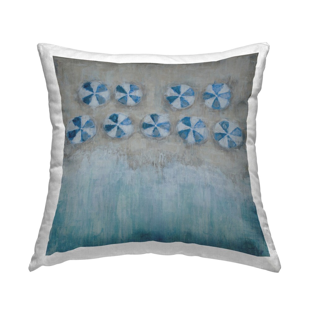 Stupell Abstract Aerial Beach Umbrella Coastal Landscape Decorative Art