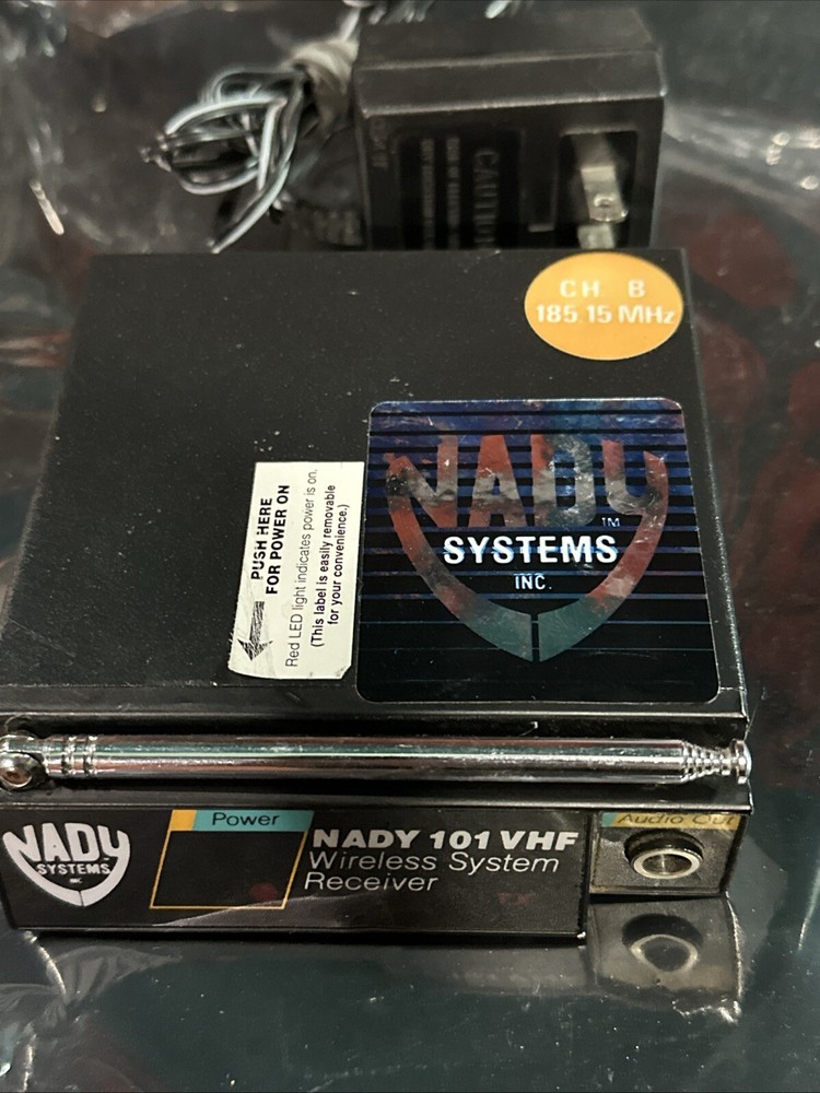 Nady 101 VHF Wireless System Receiver     TF