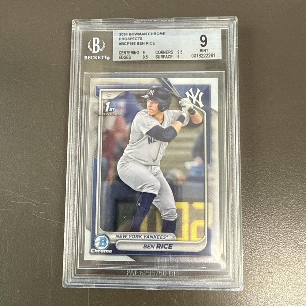 2024 Bowman Chrome - Prospects Ben Rice #BCP-186 (RC)
