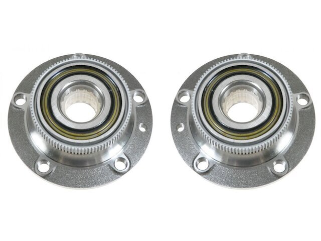 Front TRQ Wheel Hub and Bearing Kit fits BMW L6 1987 25DJCK