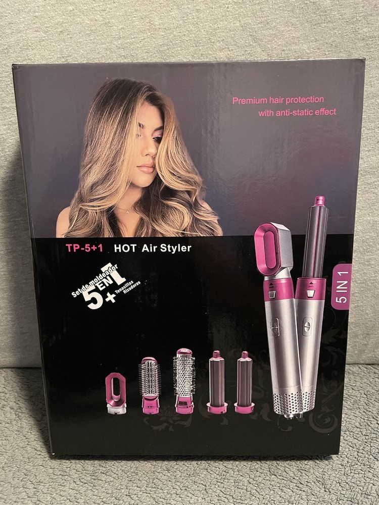 5-in-1 Detachable Air Curling Iron Interchangeable Multifunctional Styler