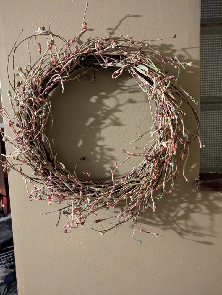 Spring Summer Floral Wreath for Door Decor