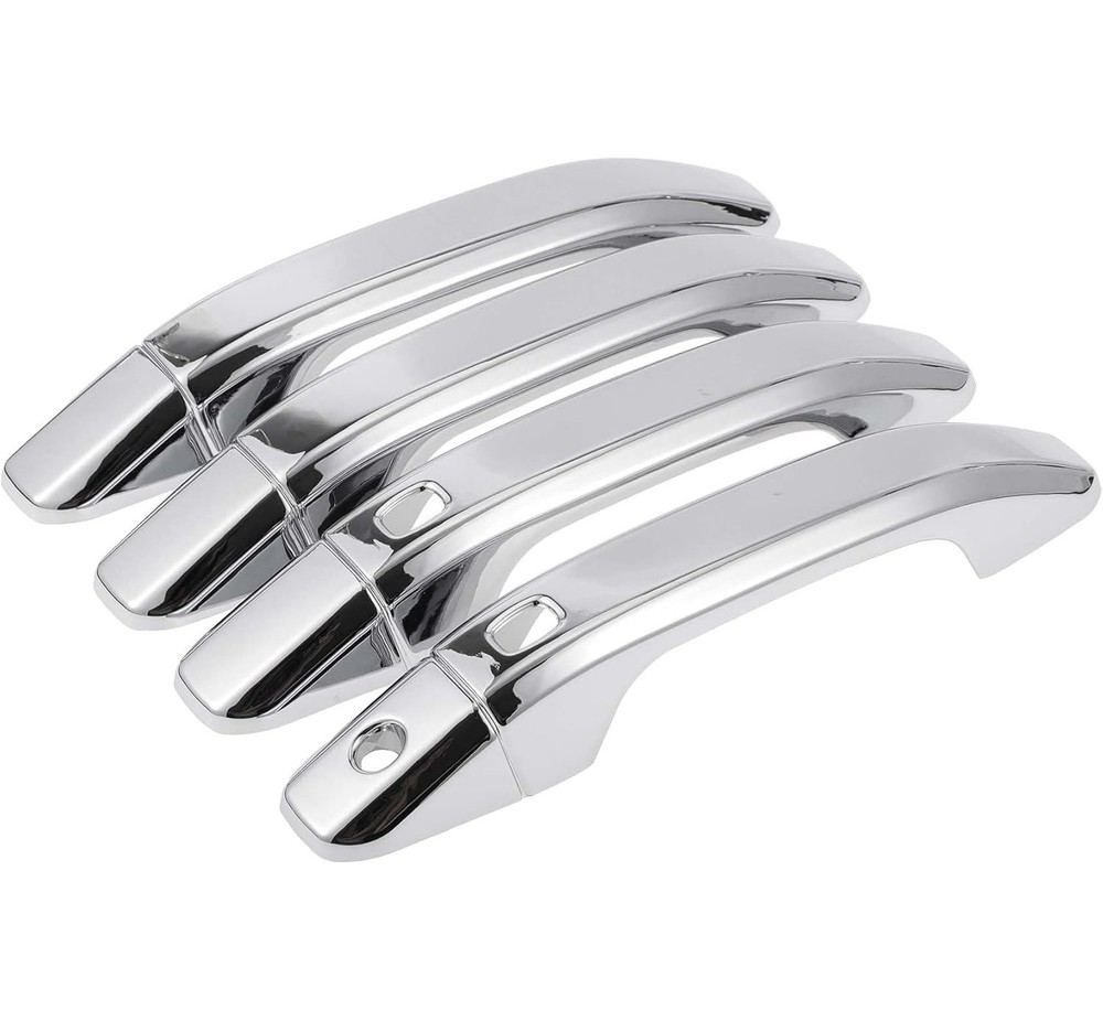 Set of 4 Exterior Door Handle 2014-2017 Fit For Chevrolet Silverado 1500 Chrome