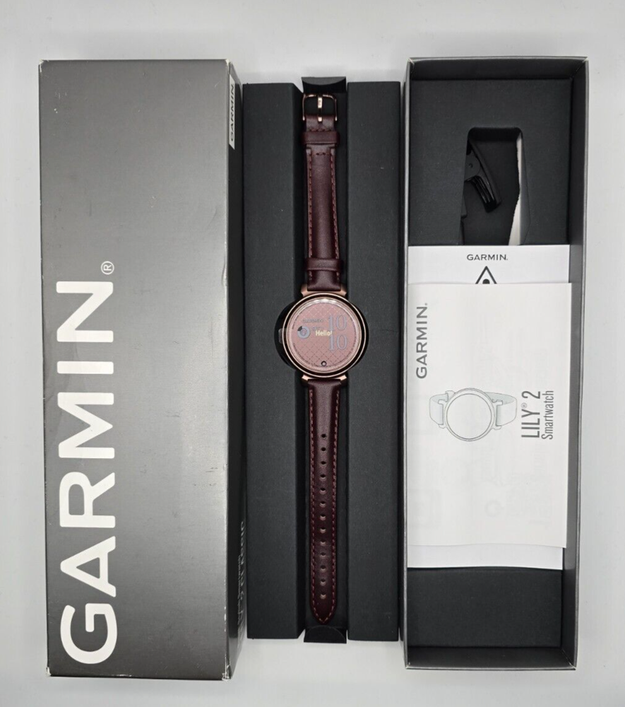 Garmin Lily 2 Classic Women Stylish Small Smartwatch Fitness Dark Bronze