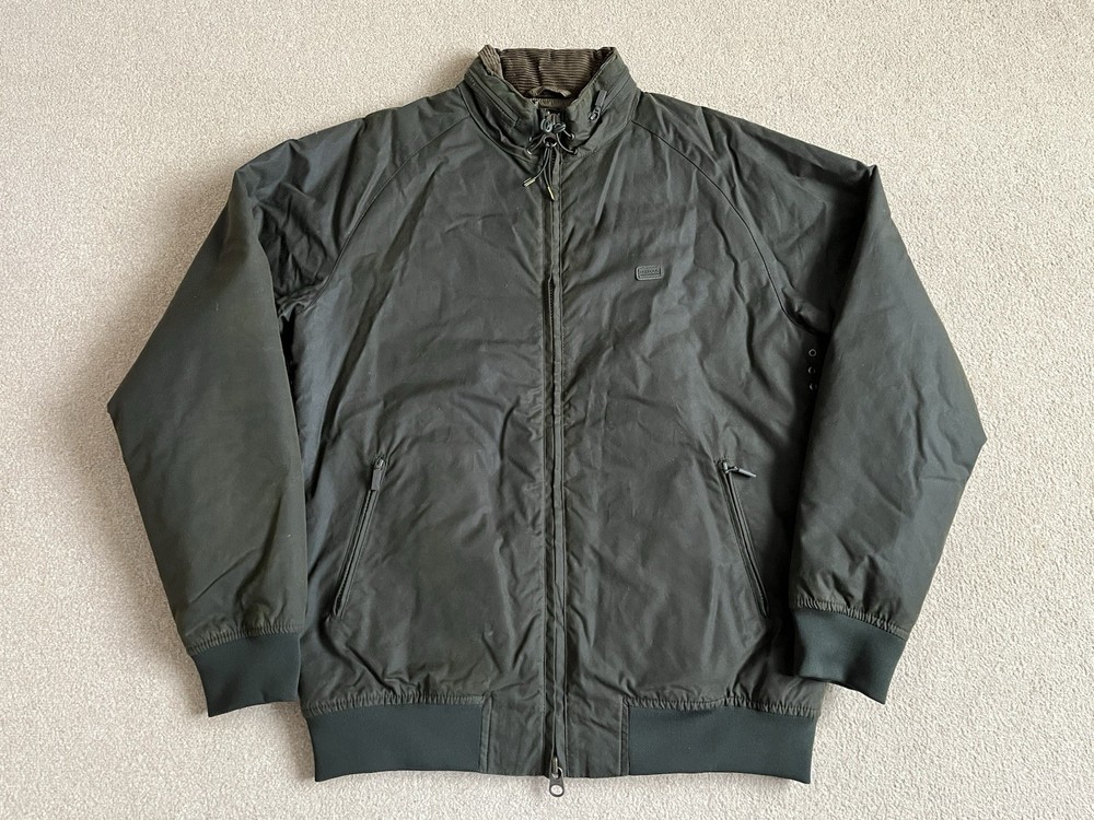 Barbour Westway Green Wax Jacket Size L - Excellent Condition