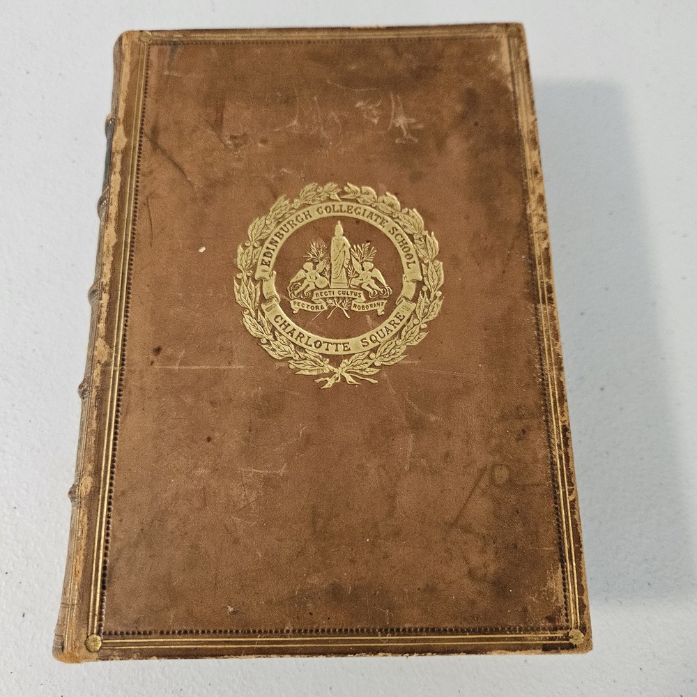 A Thousand Gems of English Prose 1870s Antique Book by Charles Mackay