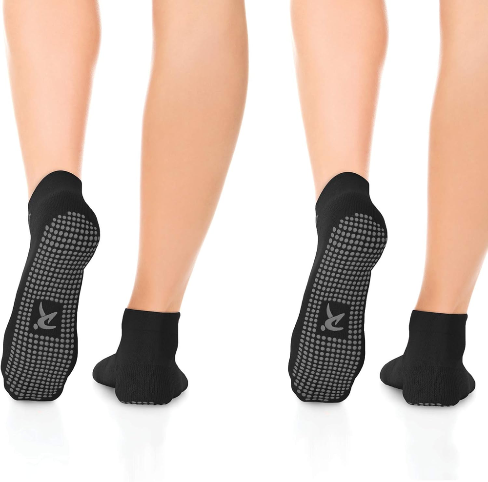Grip Socks for Women & Men - Sticky anti Slip Non Skid - Perfect for Yoga, Pilat