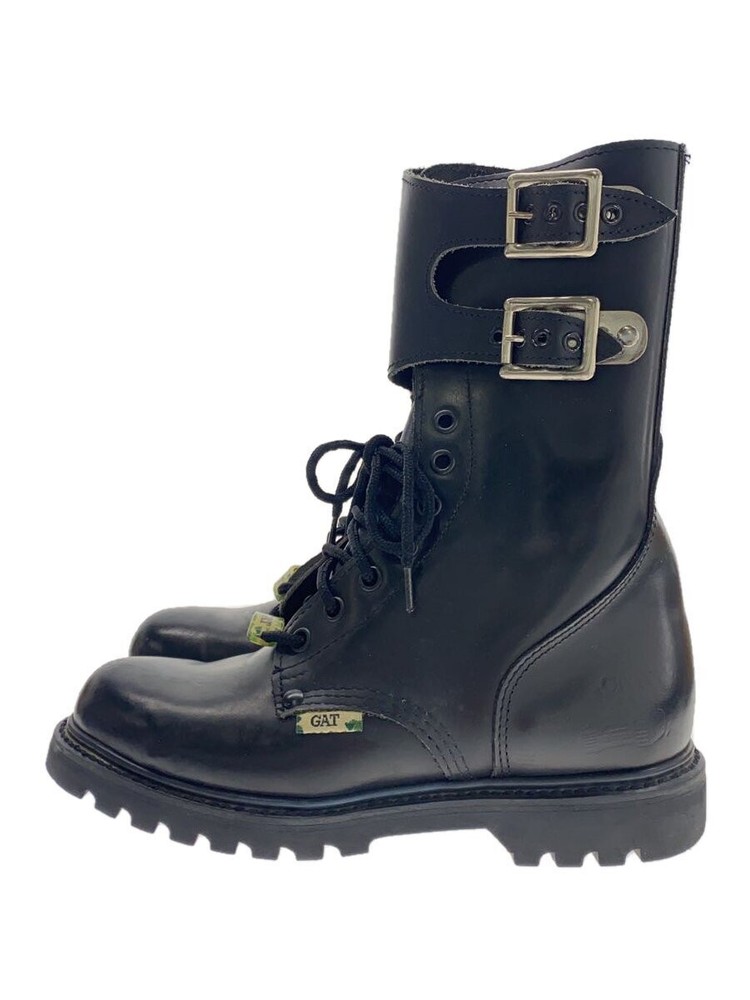 Gat-Tank/Lace-Up Boots/Uk4/Blk 535