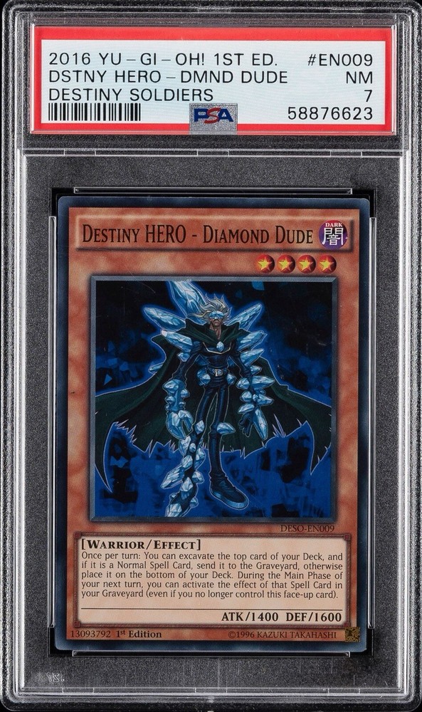 Destiny HERO Diamond Dude DESO-EN009 1st Edition Destiny Soldiers TCG Card
